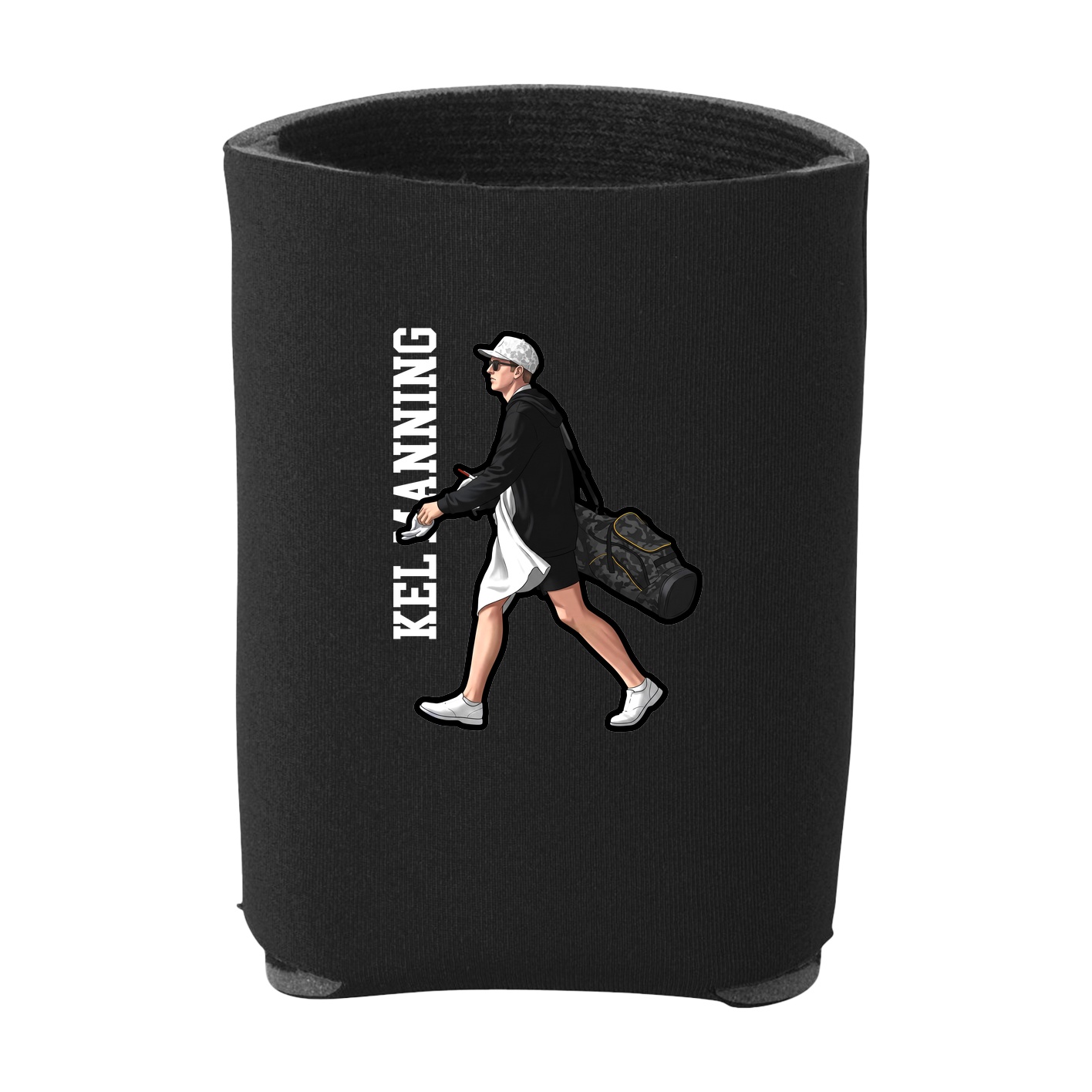 Can Holder — Name Vertical in Black