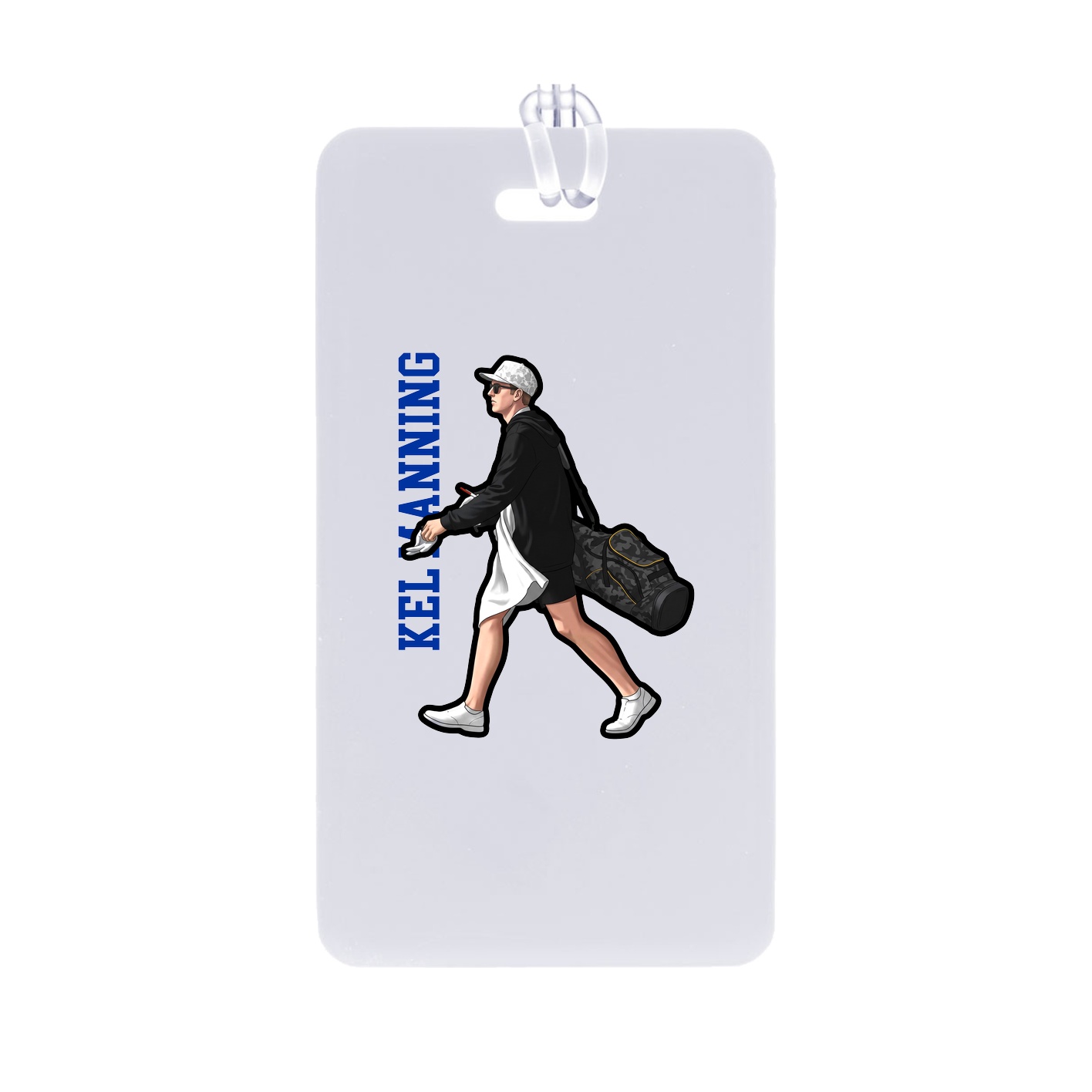 Bag Tag — Name Vertical in Classic