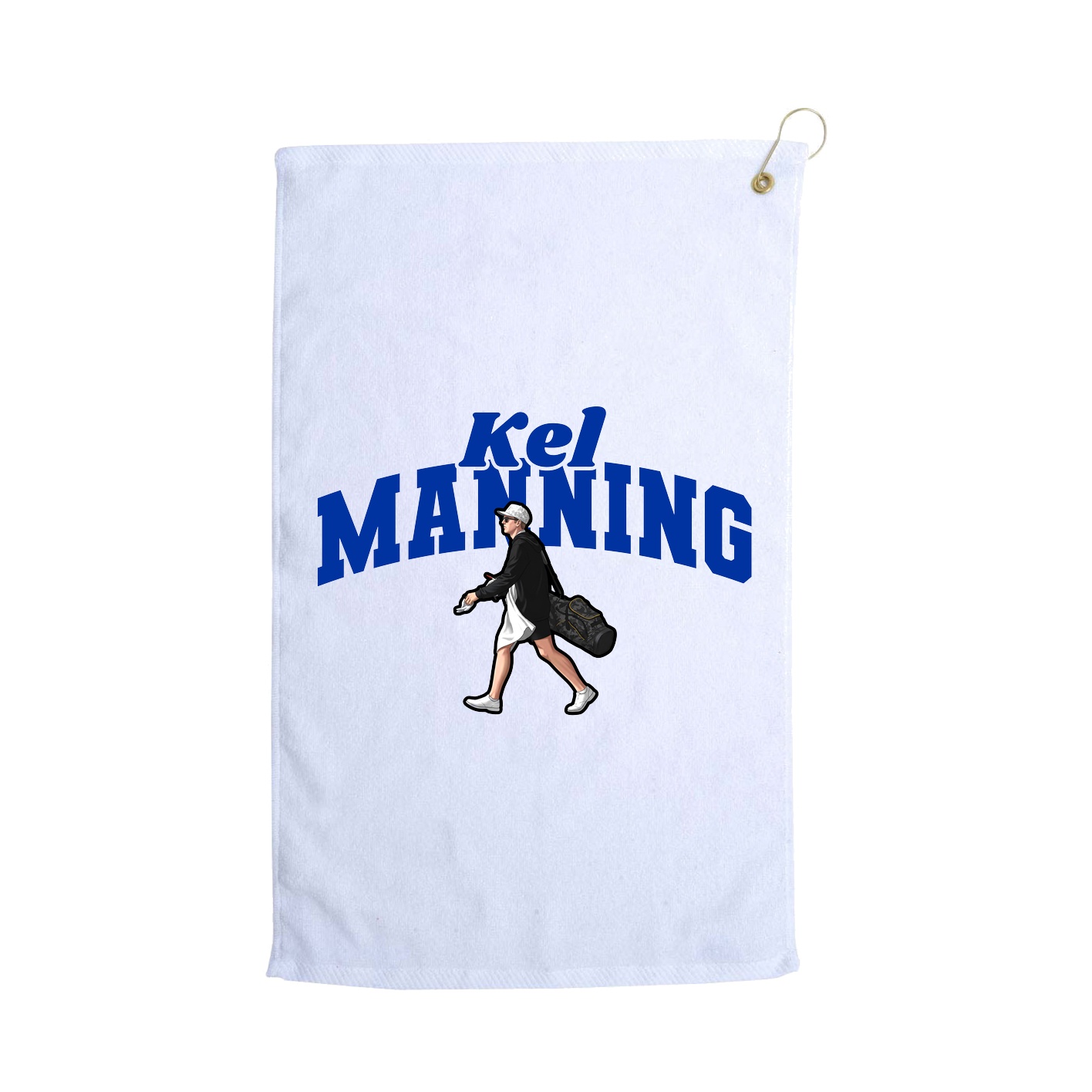 Golf Towel — Signature Arch in White