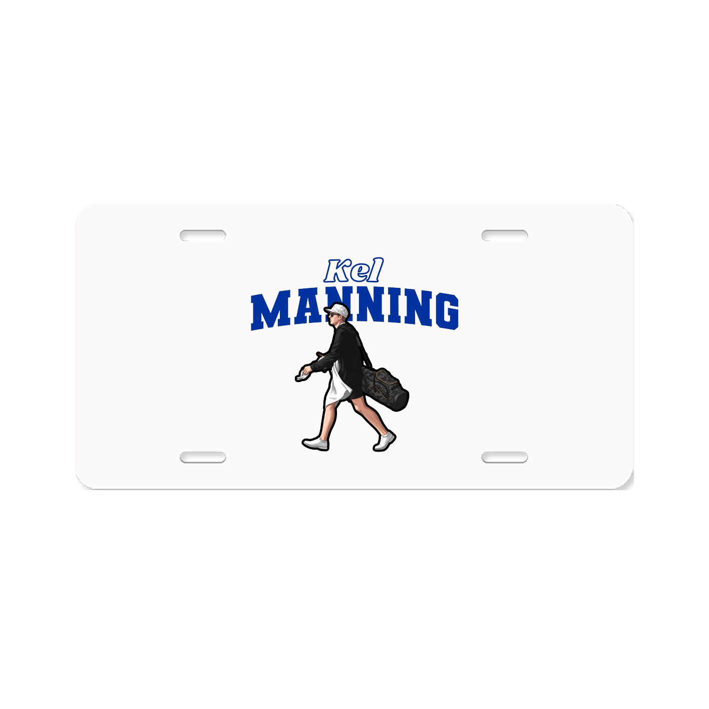 License Plate — Name Arch in Classic