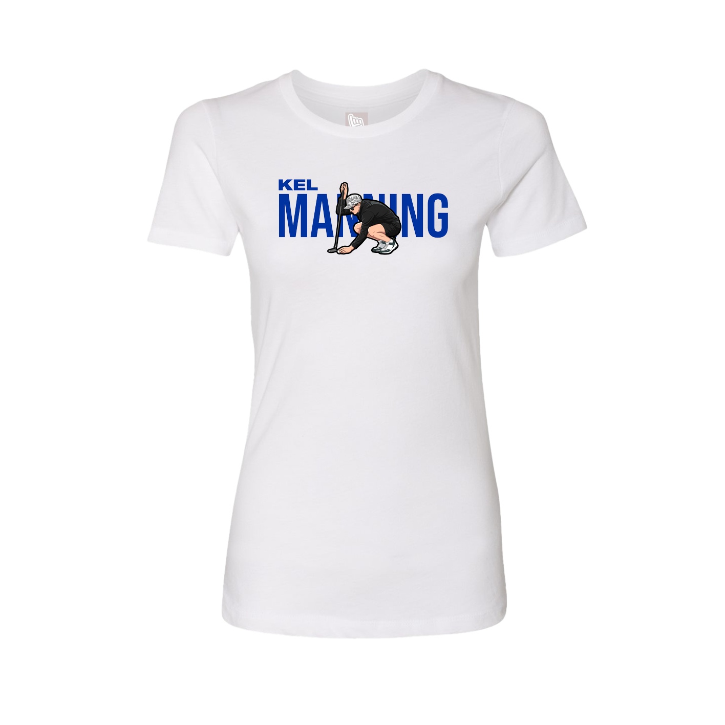 Womens Tee — Player Name in White