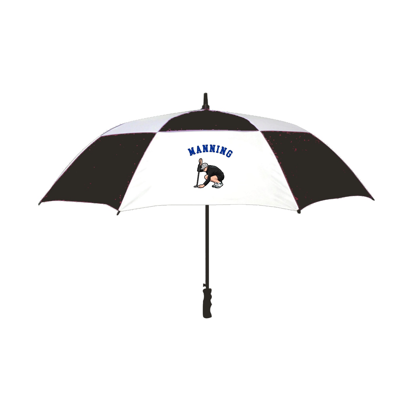 Golf Umbrella — Shirsey Arch in Black