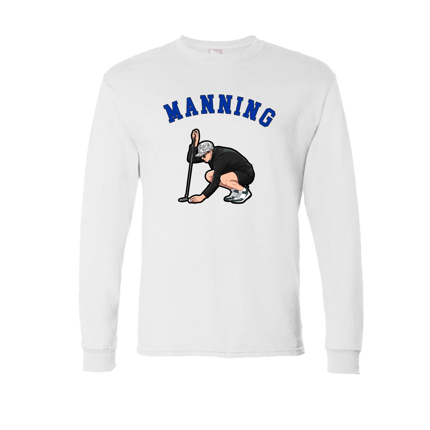 Long Sleeve Tee — Shirsey Arch in White