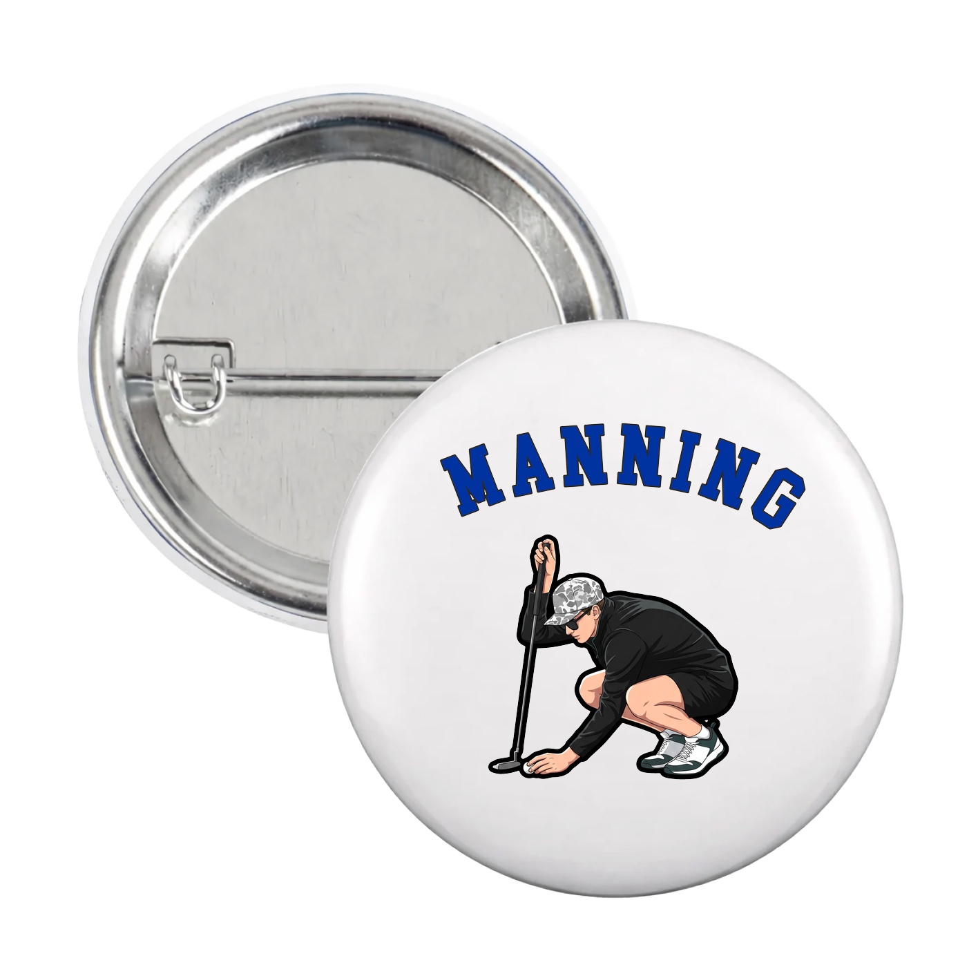 Game Day Button — Shirsey Arch in White