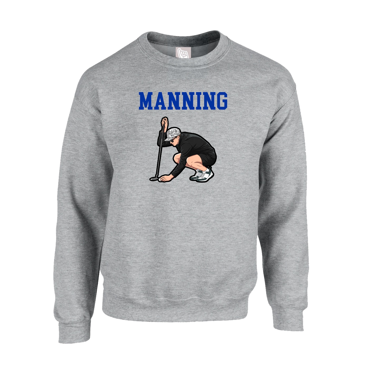 Fleece Crew — Shirsey in Grey