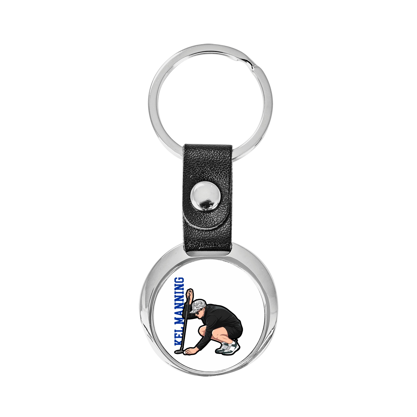 Key Chain — Name Vertical in Classic