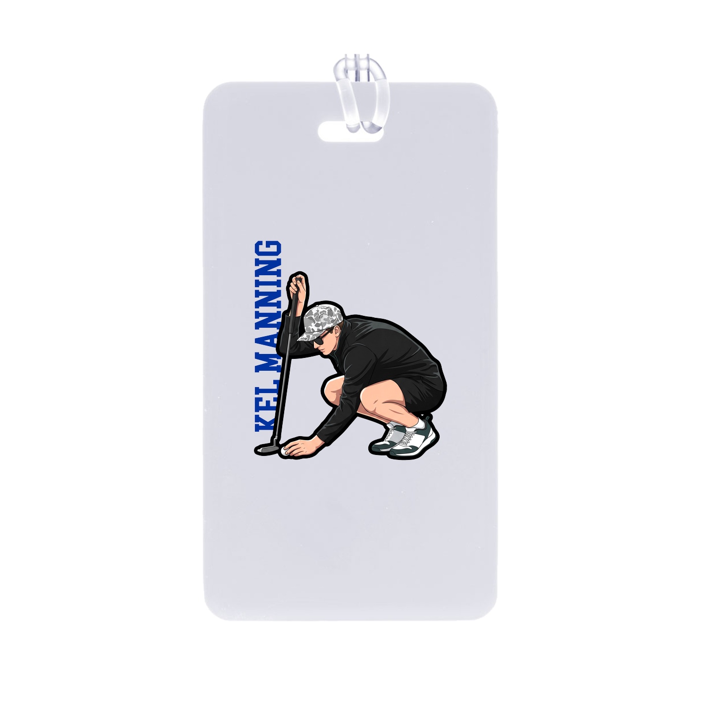 Bag Tag — Name Vertical in Classic