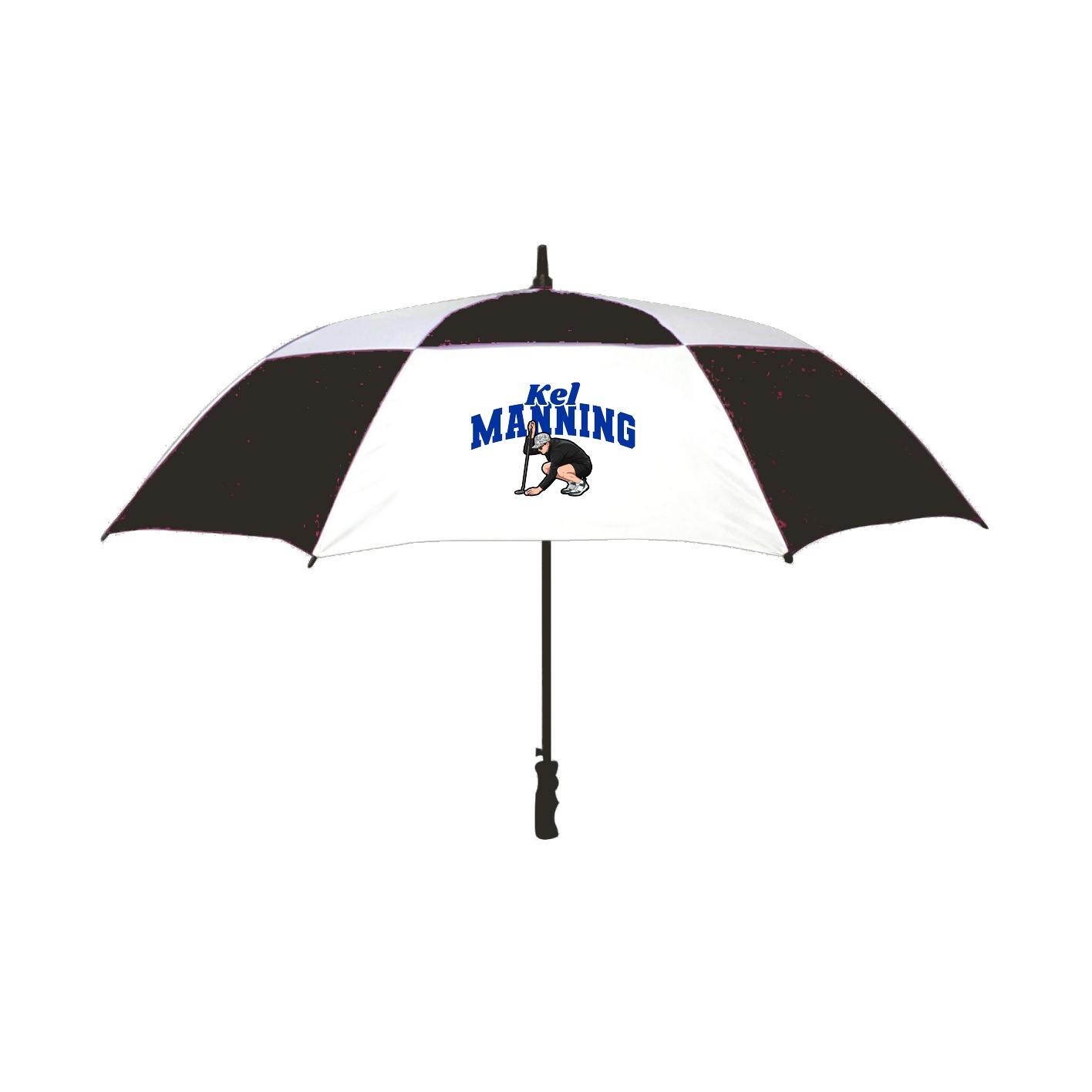 Golf Umbrella — Signature Arch in Black