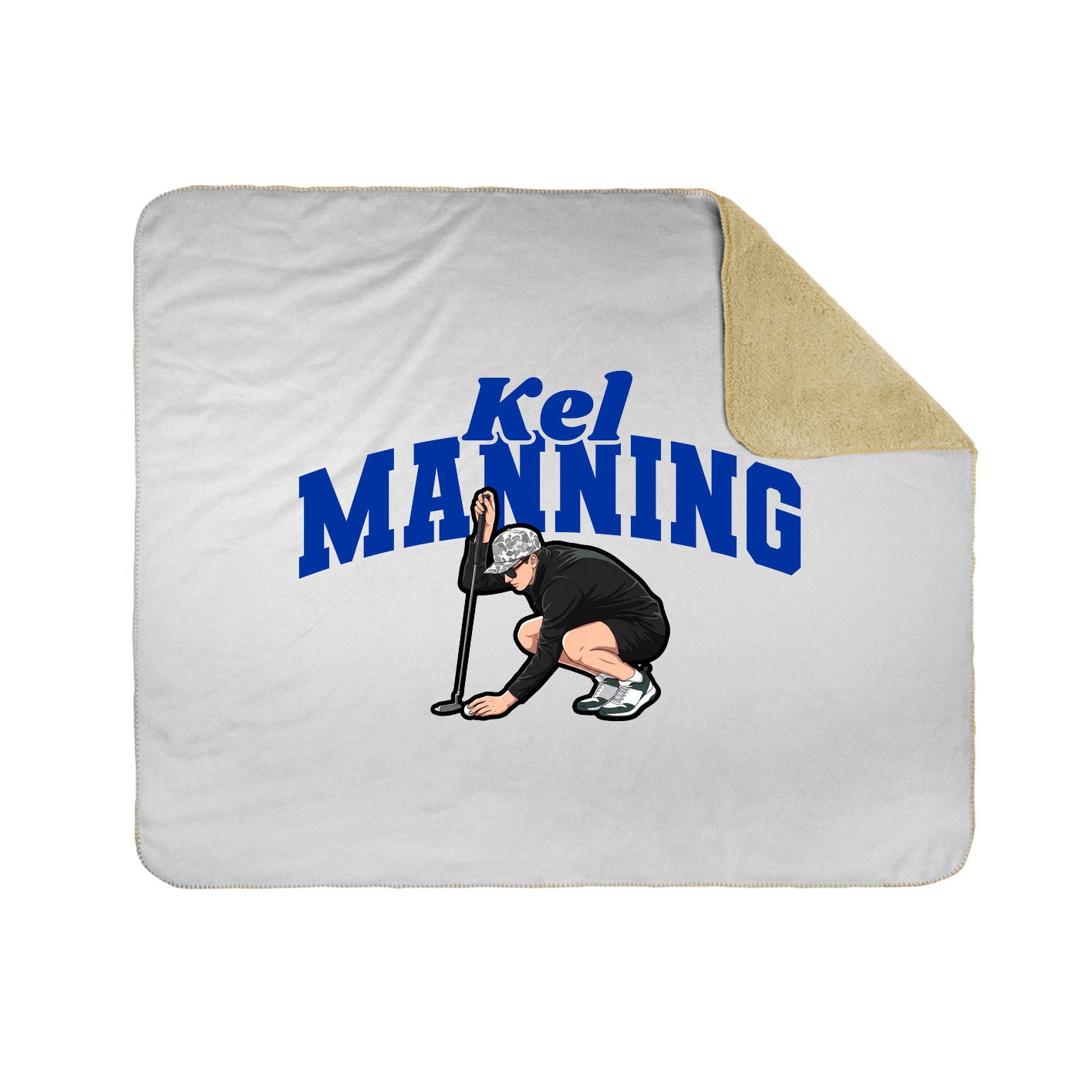 Throw Blanket — Signature Arch in White