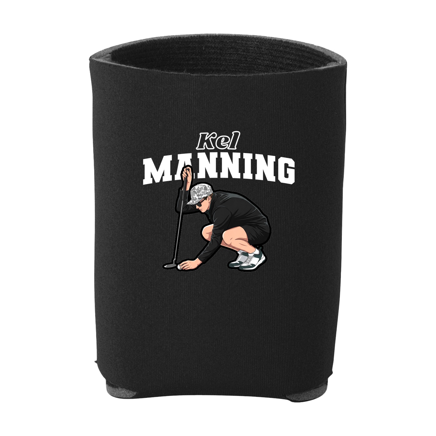 Can Holder — Name Arch in Black