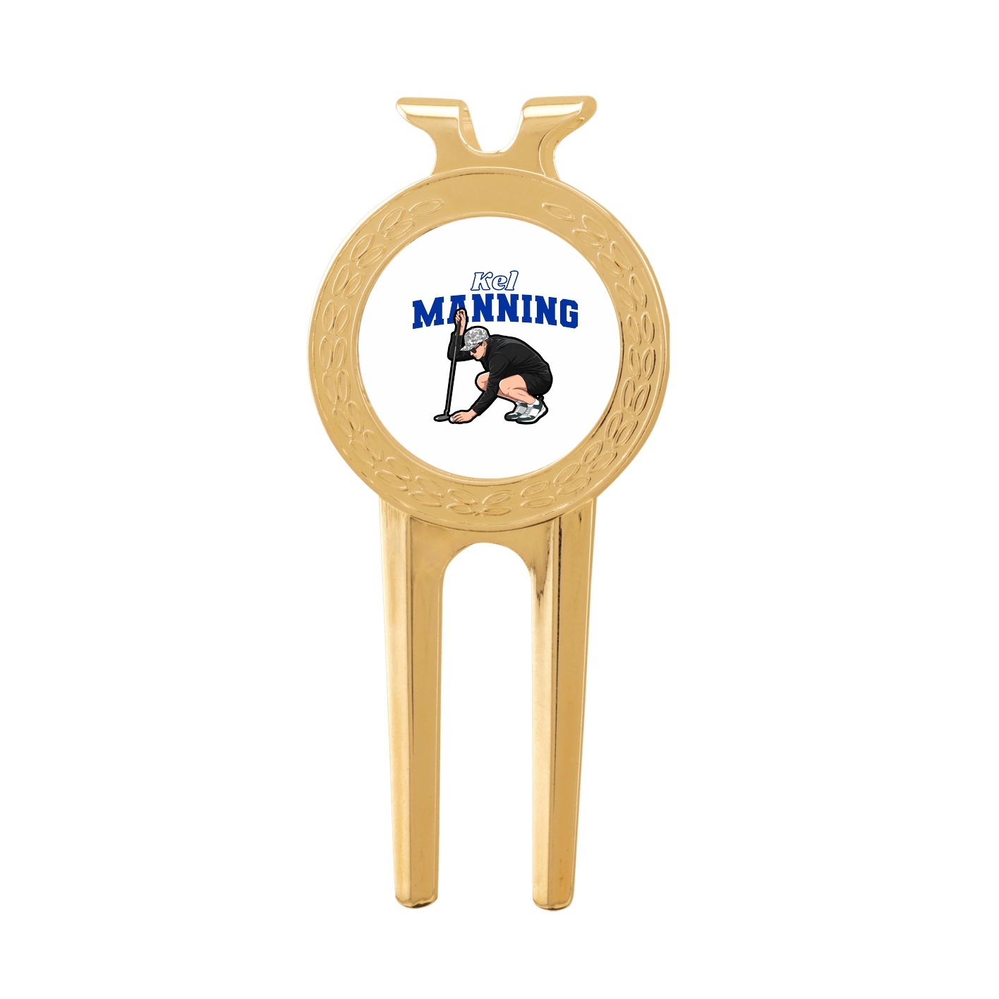 Divot Tool with Ball Marker — Name Arch in Classic