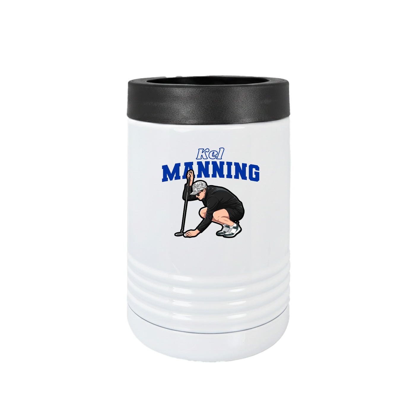 Beverage Holder — Name Arch in White