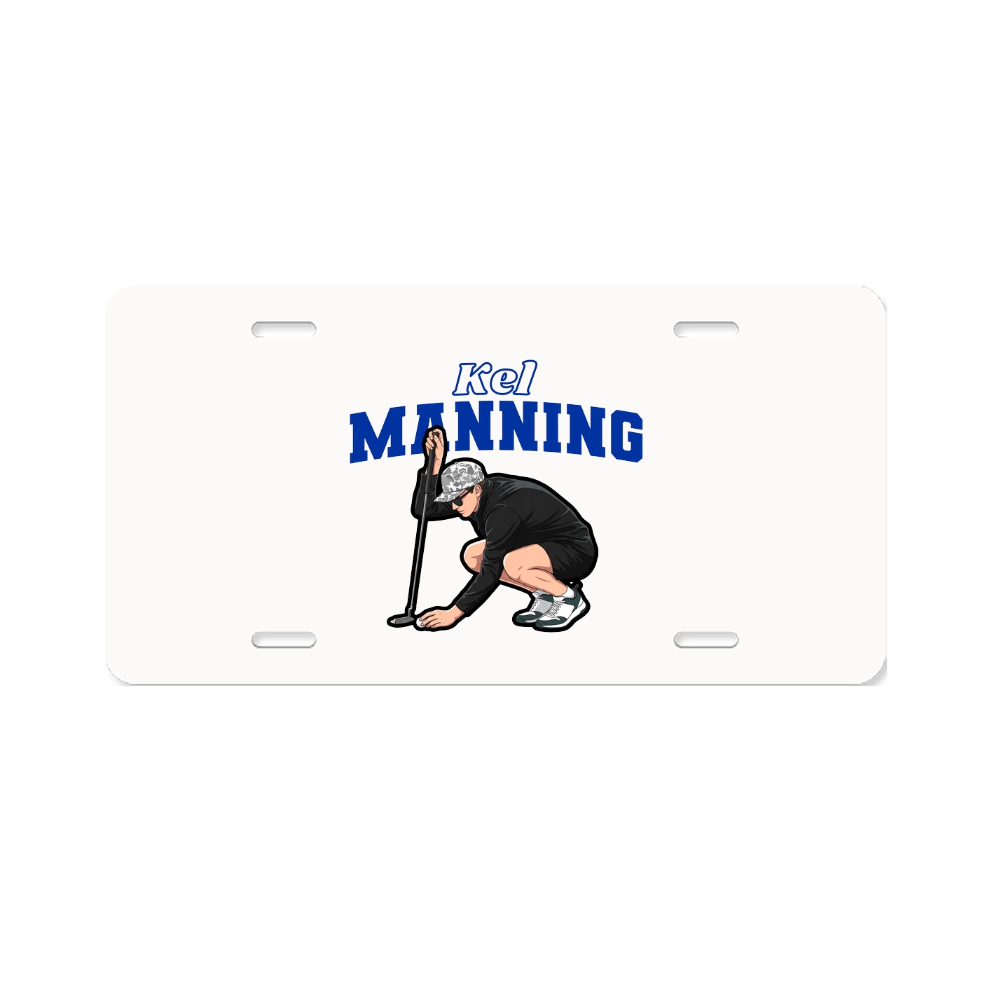 License Plate — Name Arch in Classic