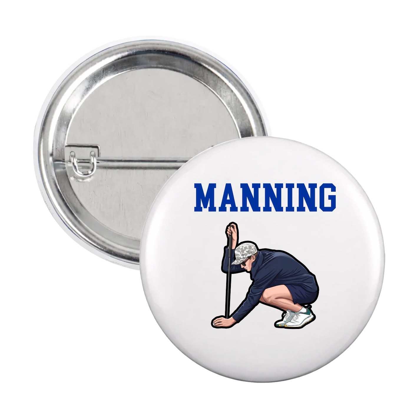 Game Day Button — Shirsey in White