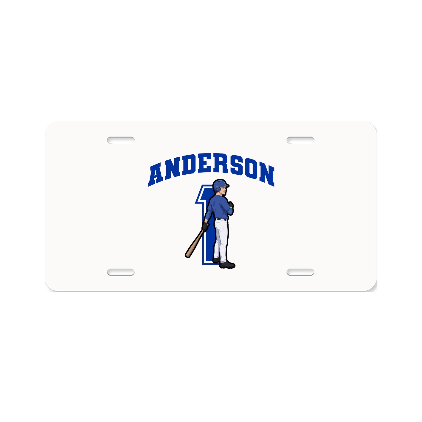 License Plate — Number in Classic