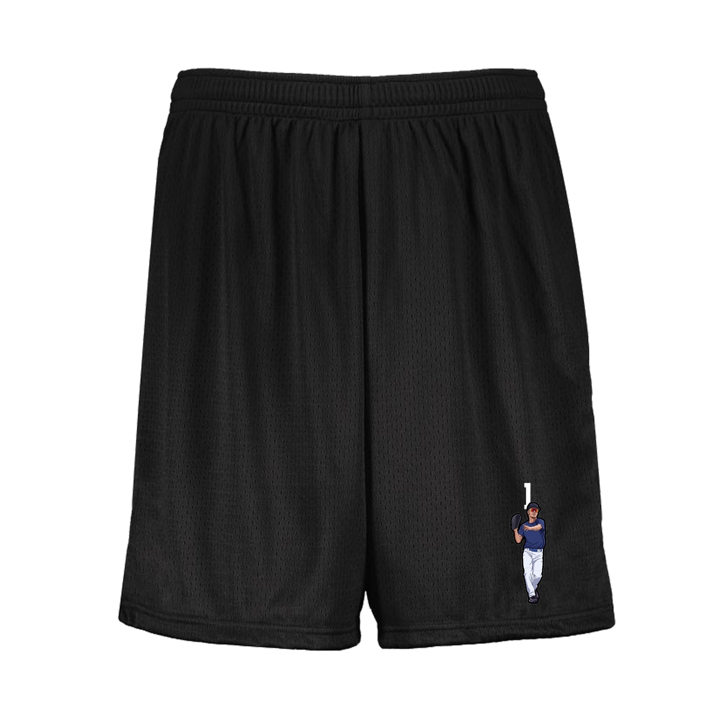 Shorts — Number Top in Black