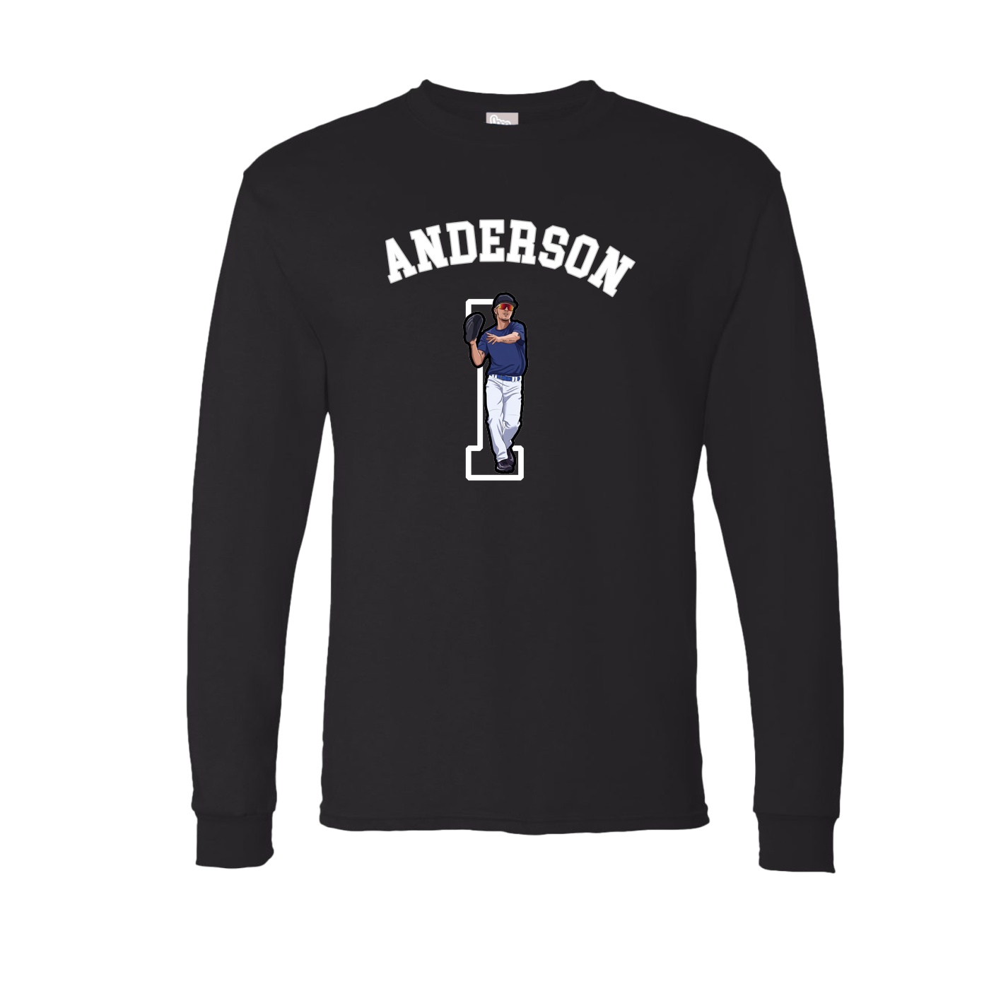 Long Sleeve Tee — Shirsey Arch in Black