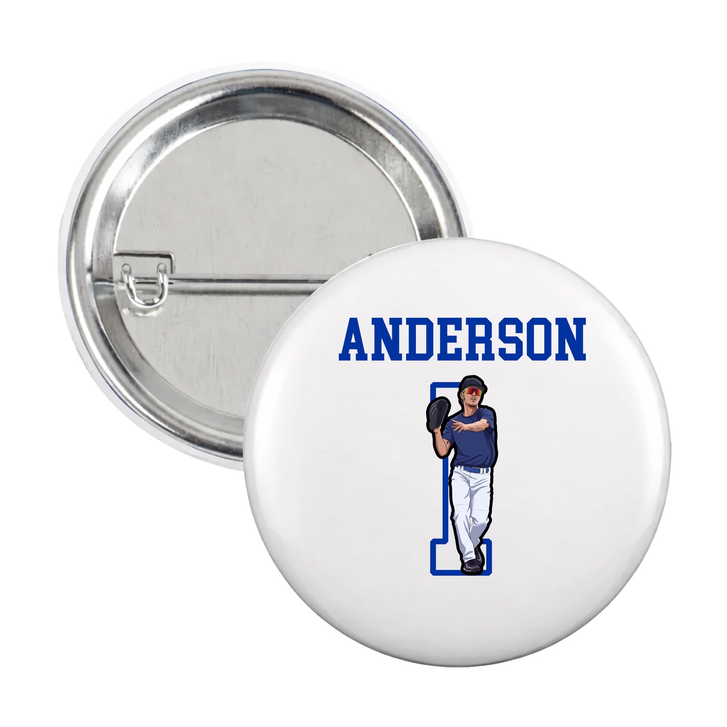 Game Day Button — Shirsey in White