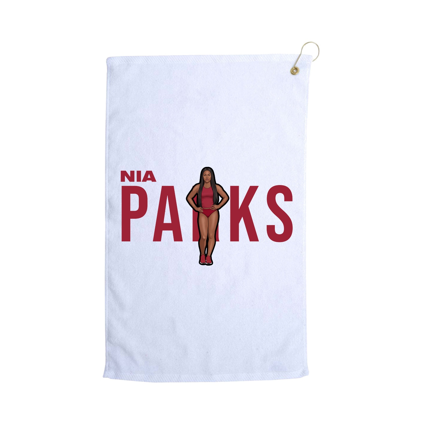 Golf Towel — Player Name in White