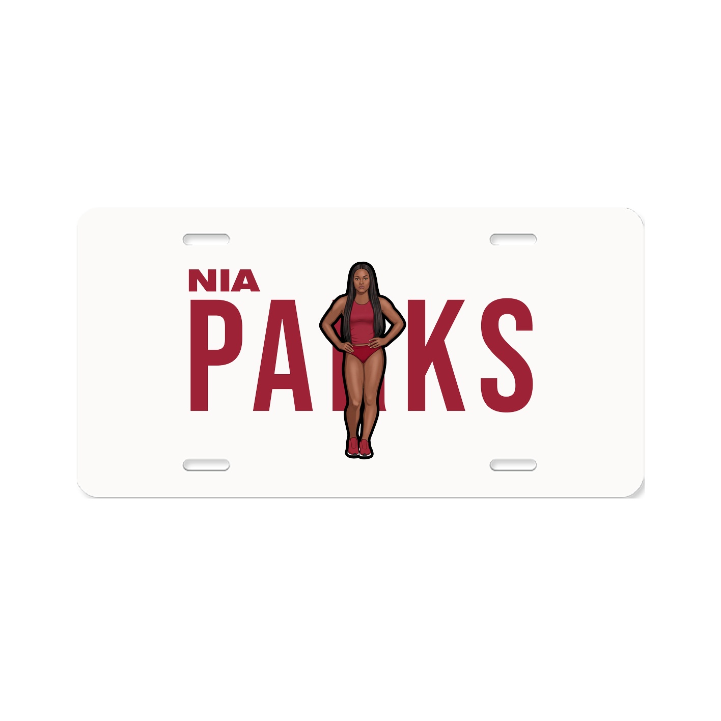 License Plate — Player Name in Classic