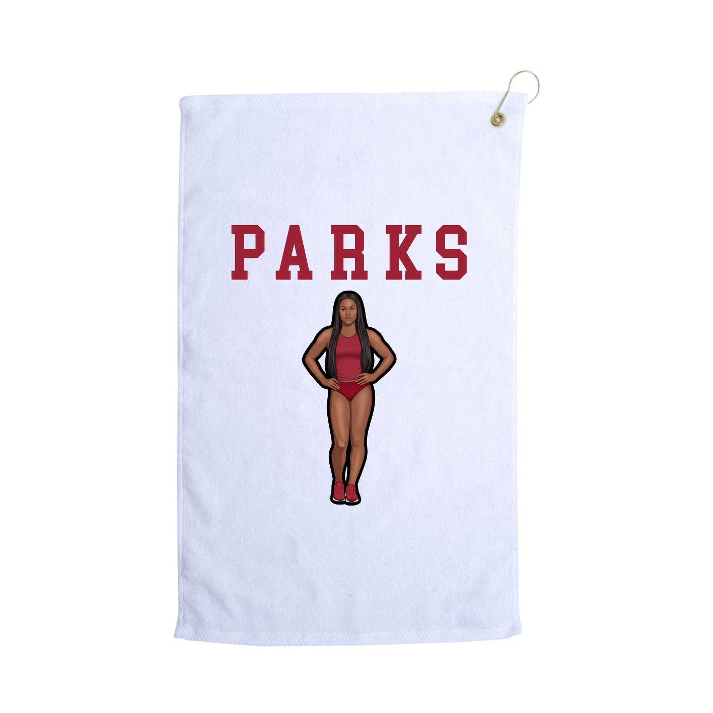 Golf Towel — Shirsey in White