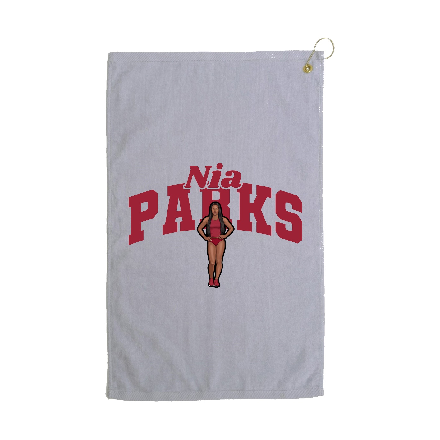 Golf Towel — Signature Arch in Grey