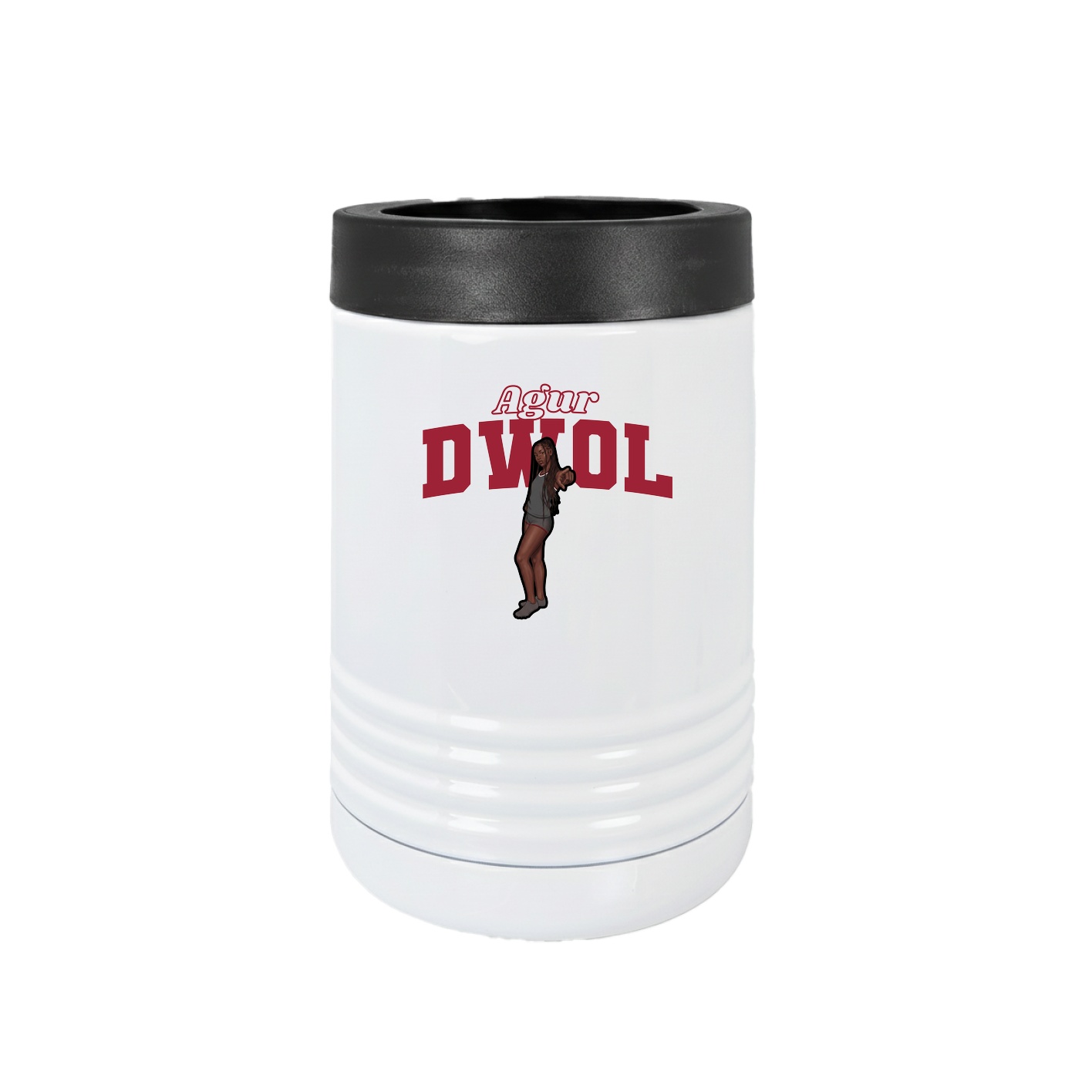 Beverage Holder — Name Arch in White
