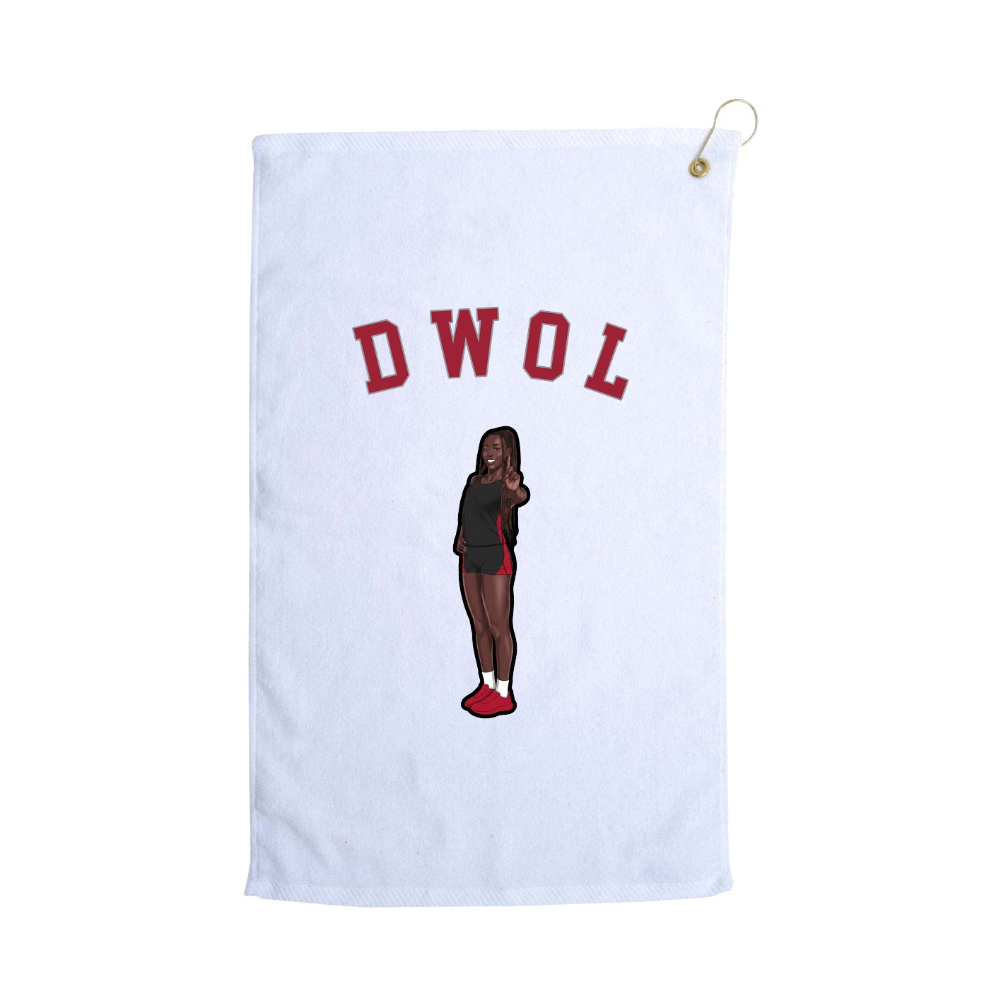 Golf Towel — Shirsey Arch in White