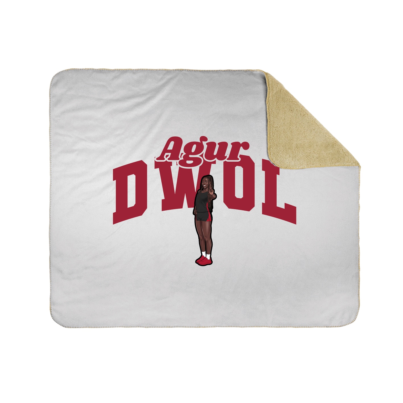 Throw Blanket — Signature Arch in White