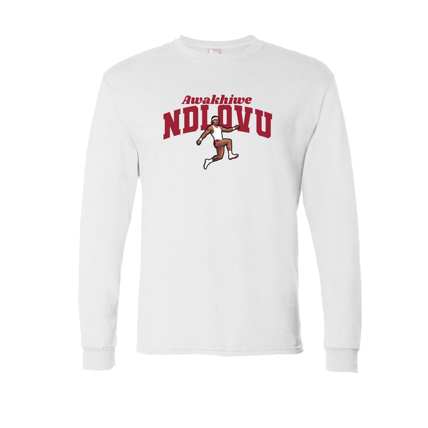 Long Sleeve Tee — Signature Arch in White