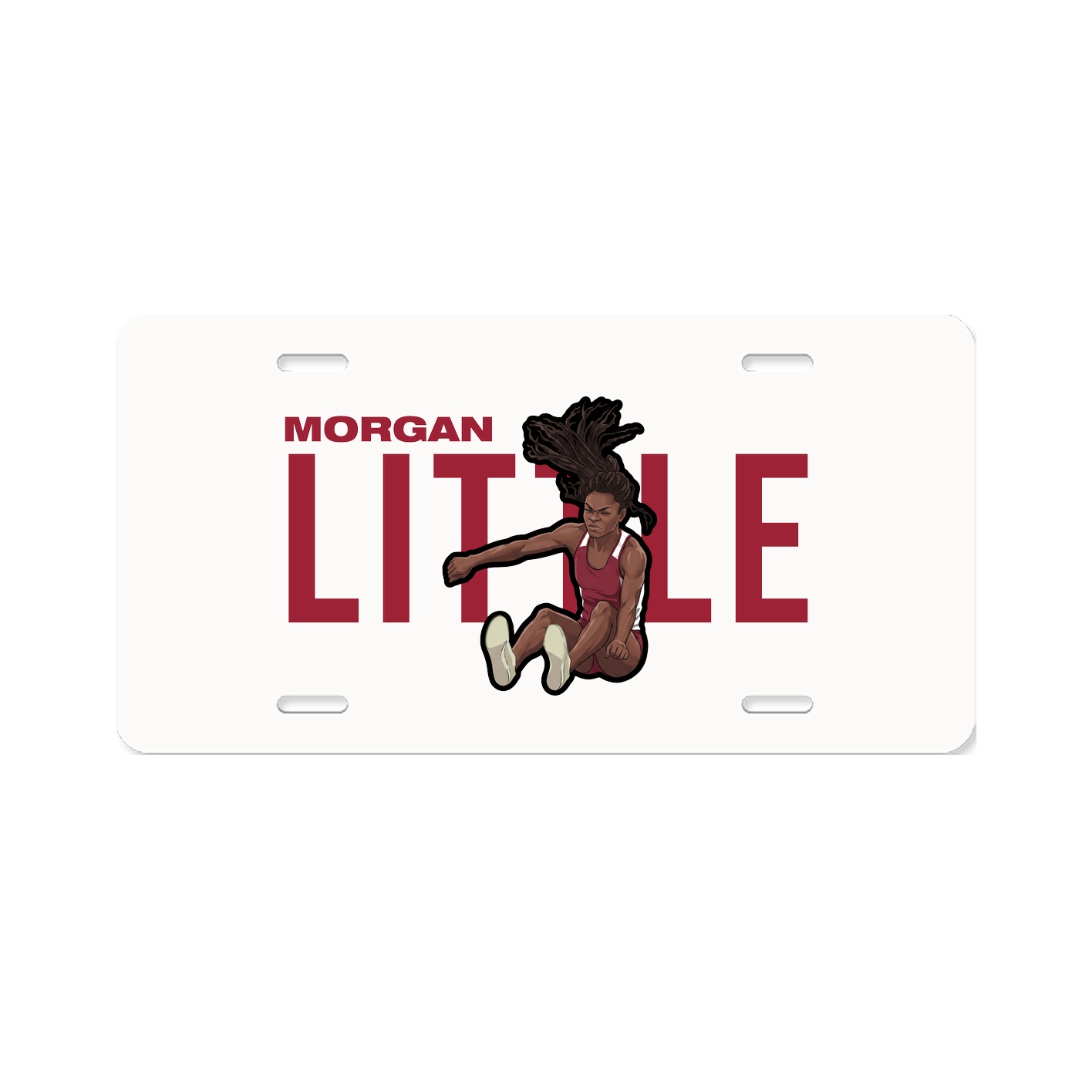 License Plate — Player Name in Classic