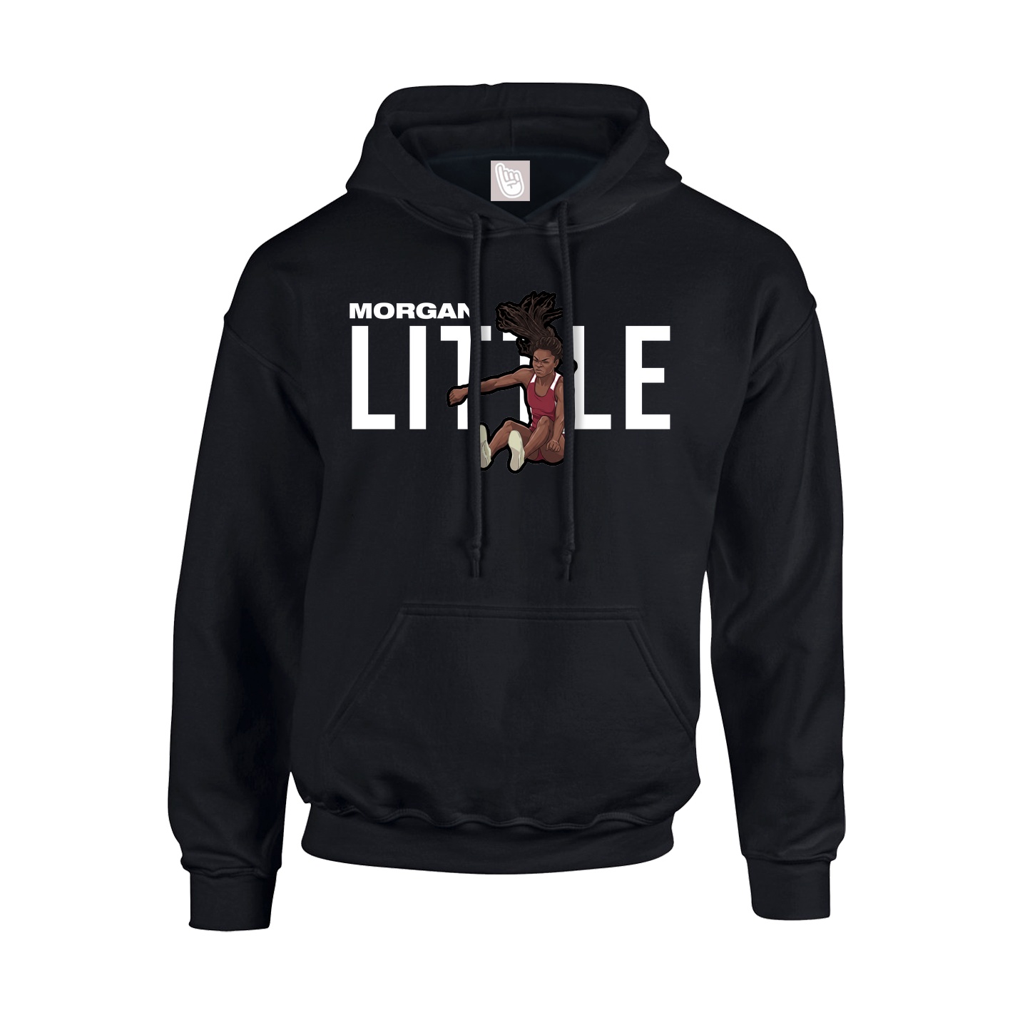 Hoodie — Player Name in Black