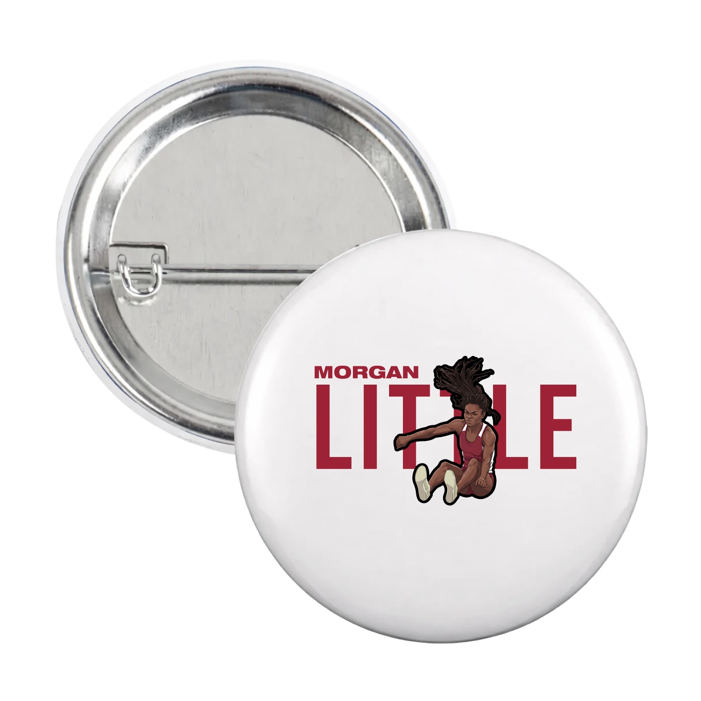 Game Day Button — Player Name in White