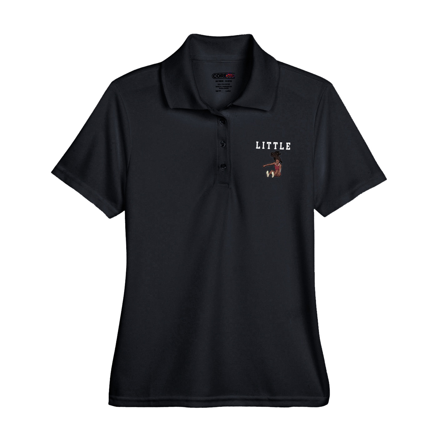 Womens Performance Polo — Shirsey in Black