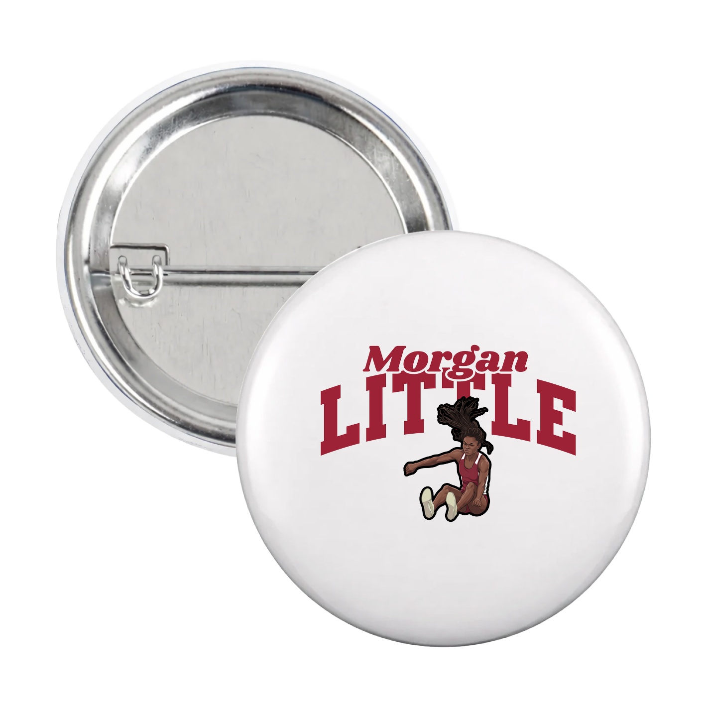 Game Day Button — Signature Arch in White