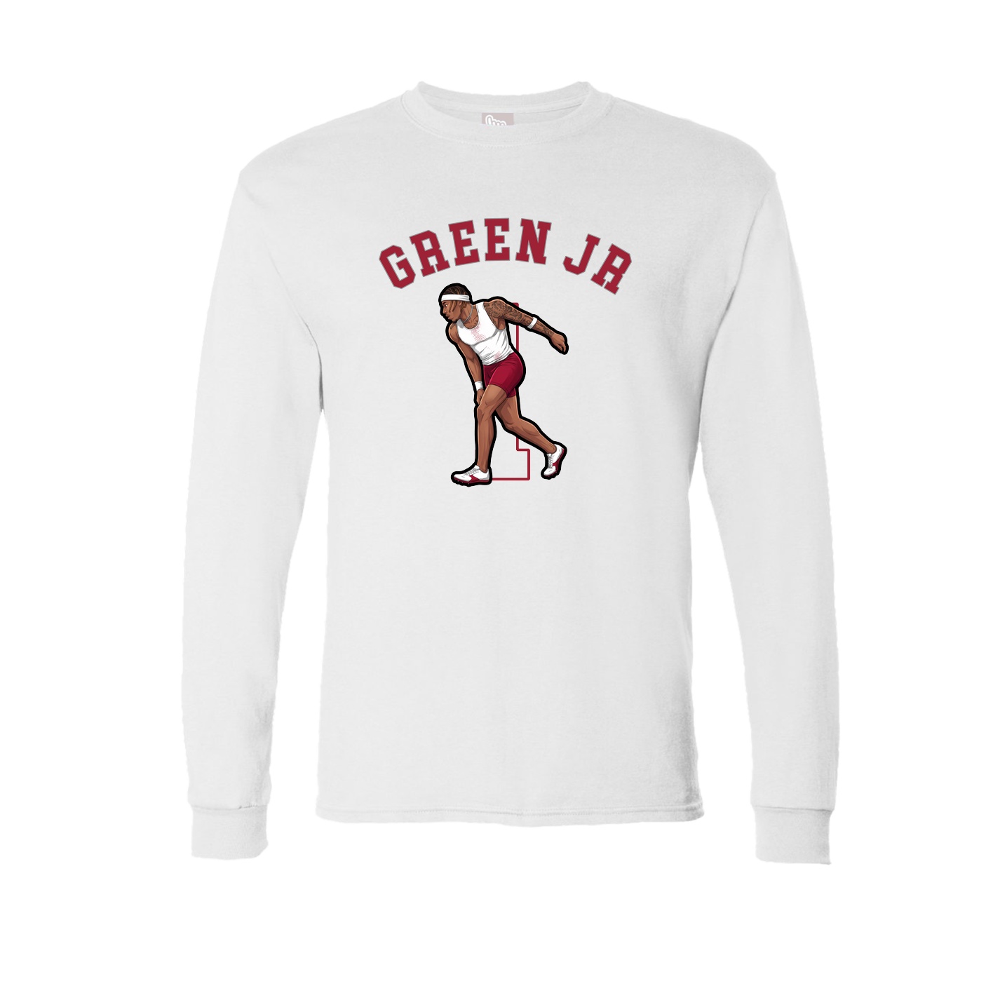 Long Sleeve Tee — Shirsey Arch in White