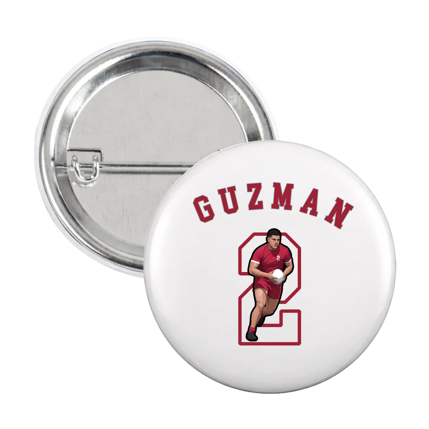 Game Day Button — Shirsey Arch in White