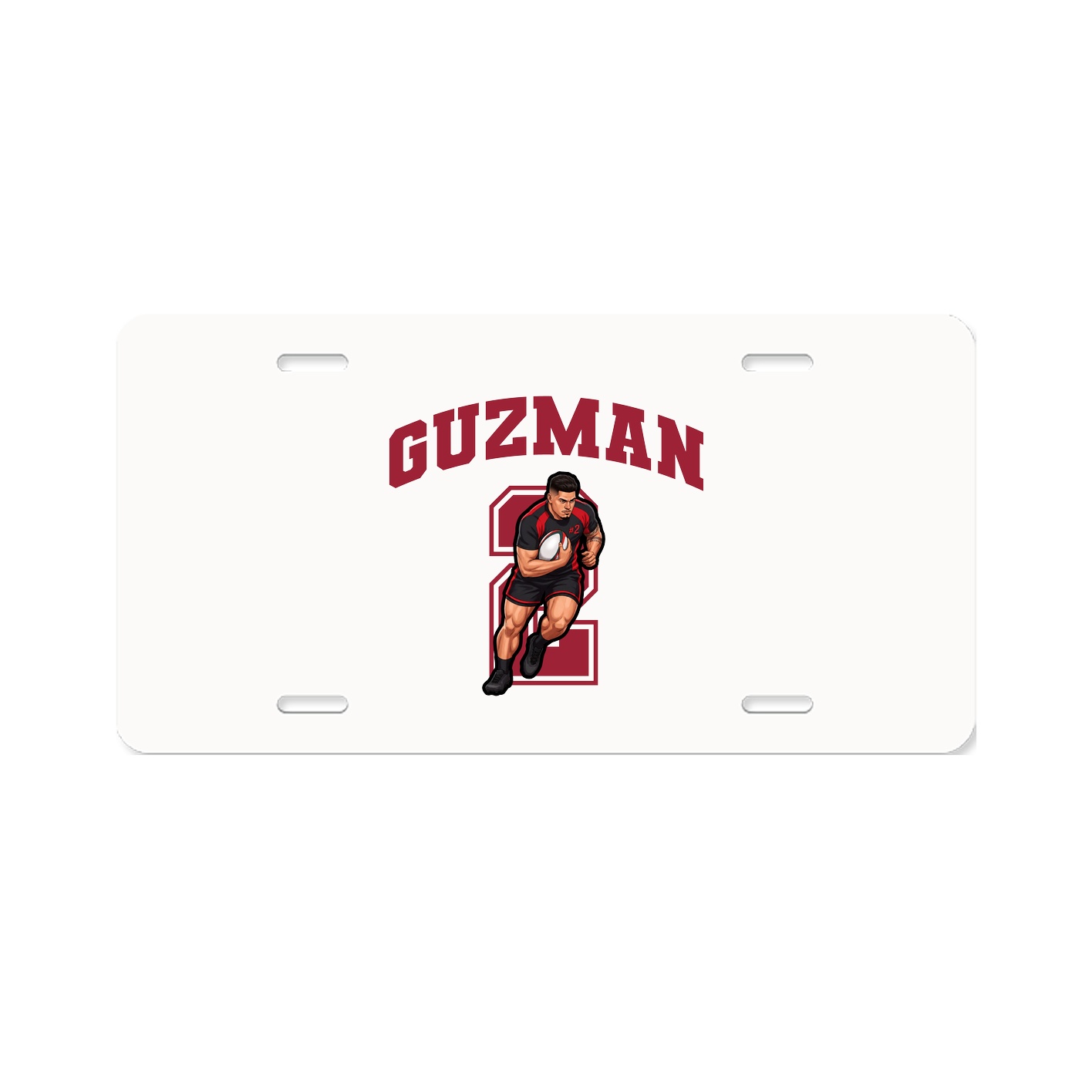 License Plate — Number in Classic