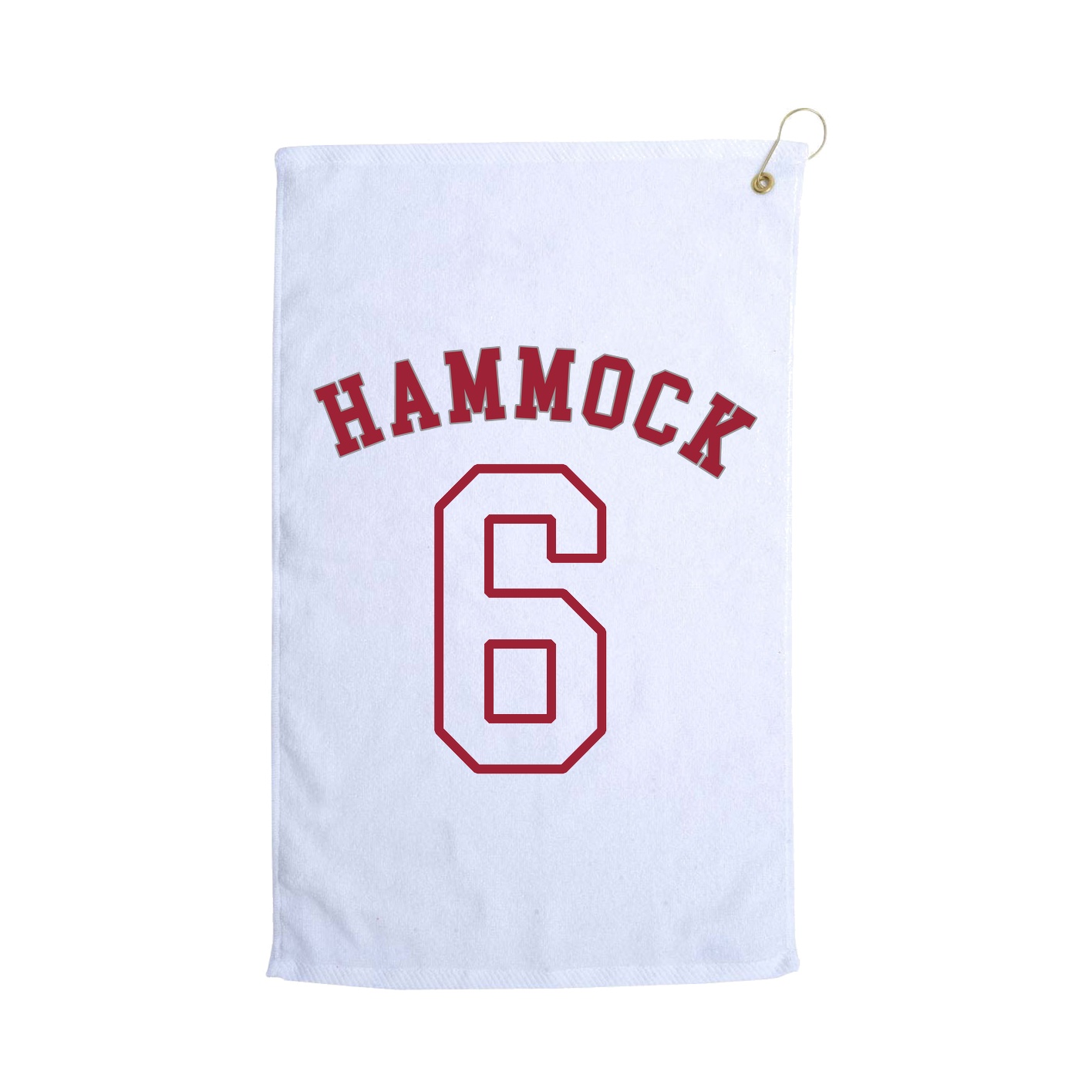 Golf Towel — Shirsey Arch in White