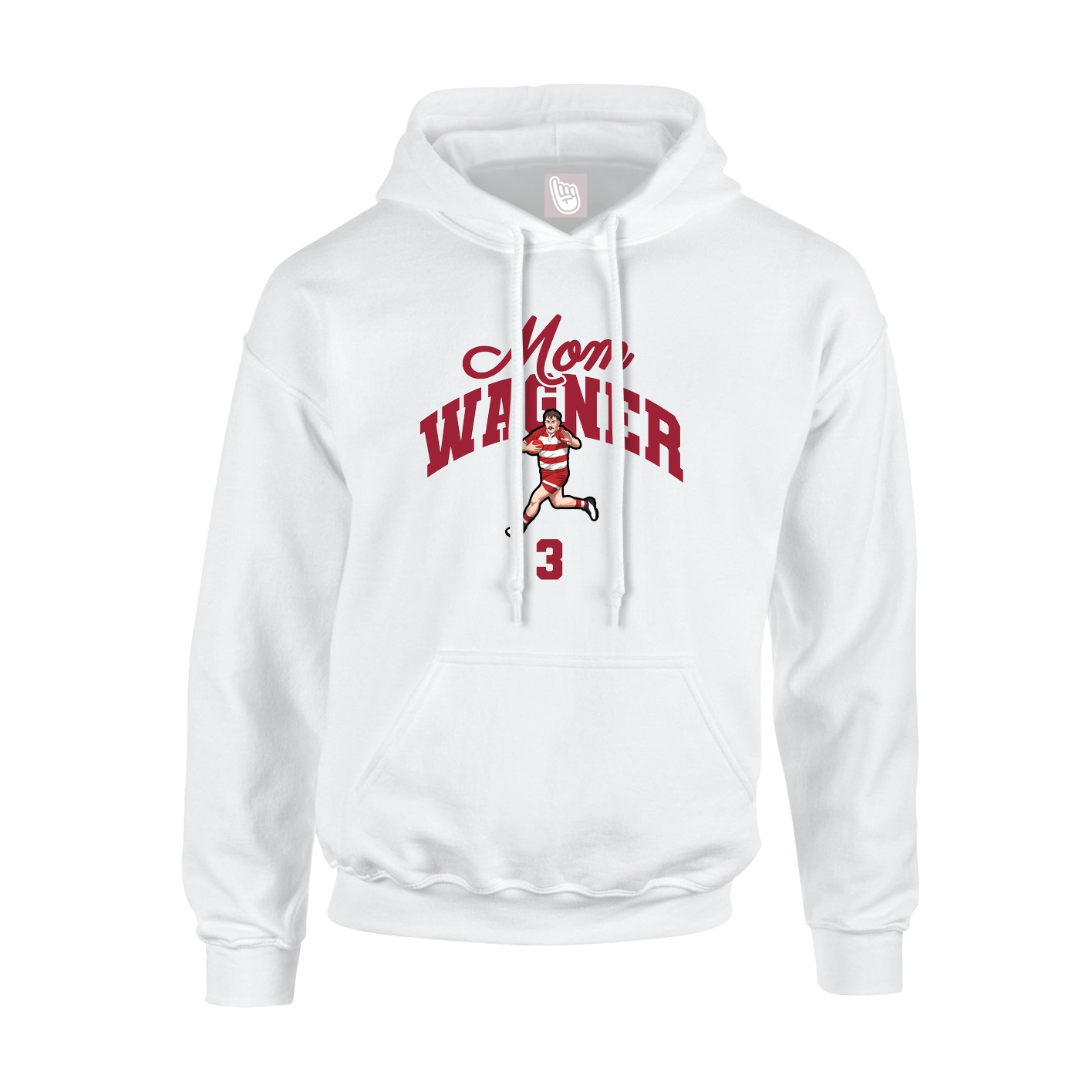 Youth Hoodie — Mothers Day Arch in White