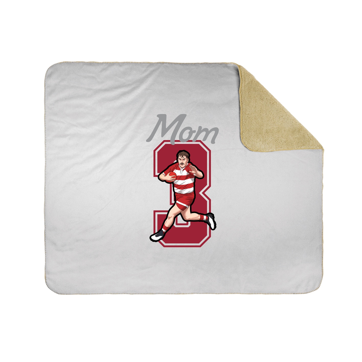 Throw Blanket — Mothers Day Shirsey in White