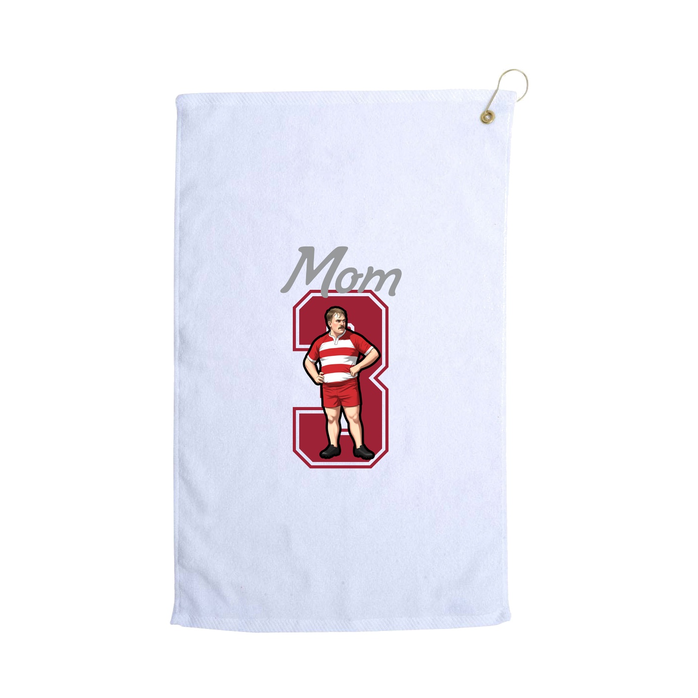 Golf Towel — Mothers Day Shirsey in White