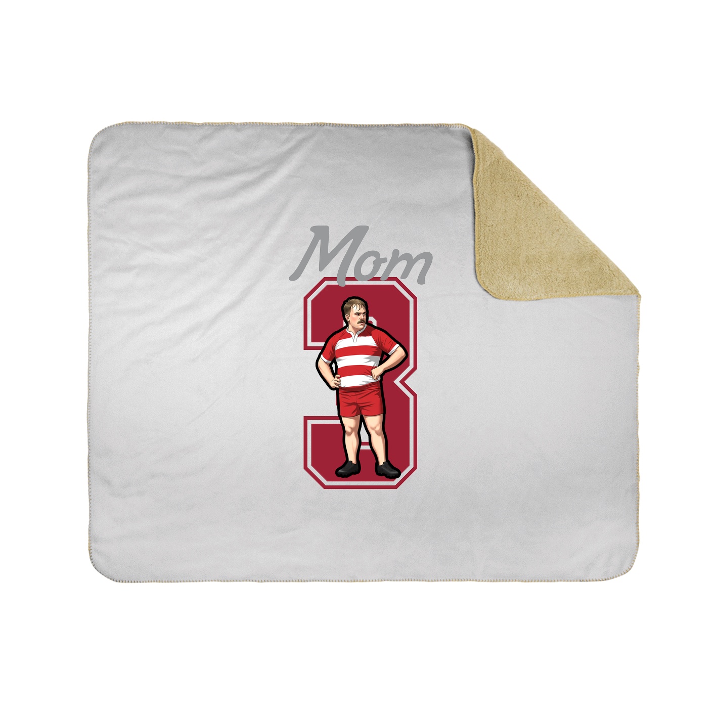 Throw Blanket — Mothers Day Shirsey in White