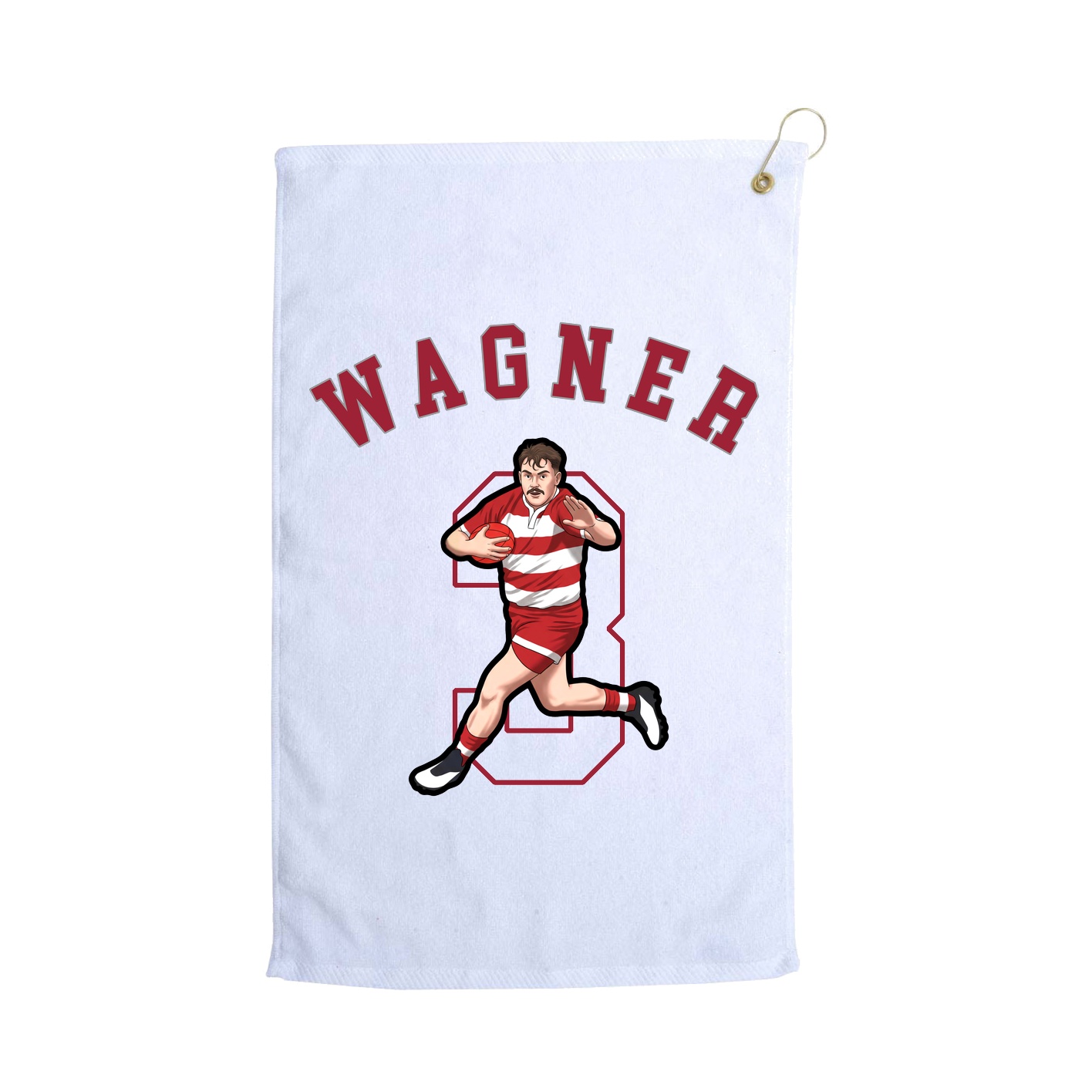 Golf Towel — Shirsey Arch in White