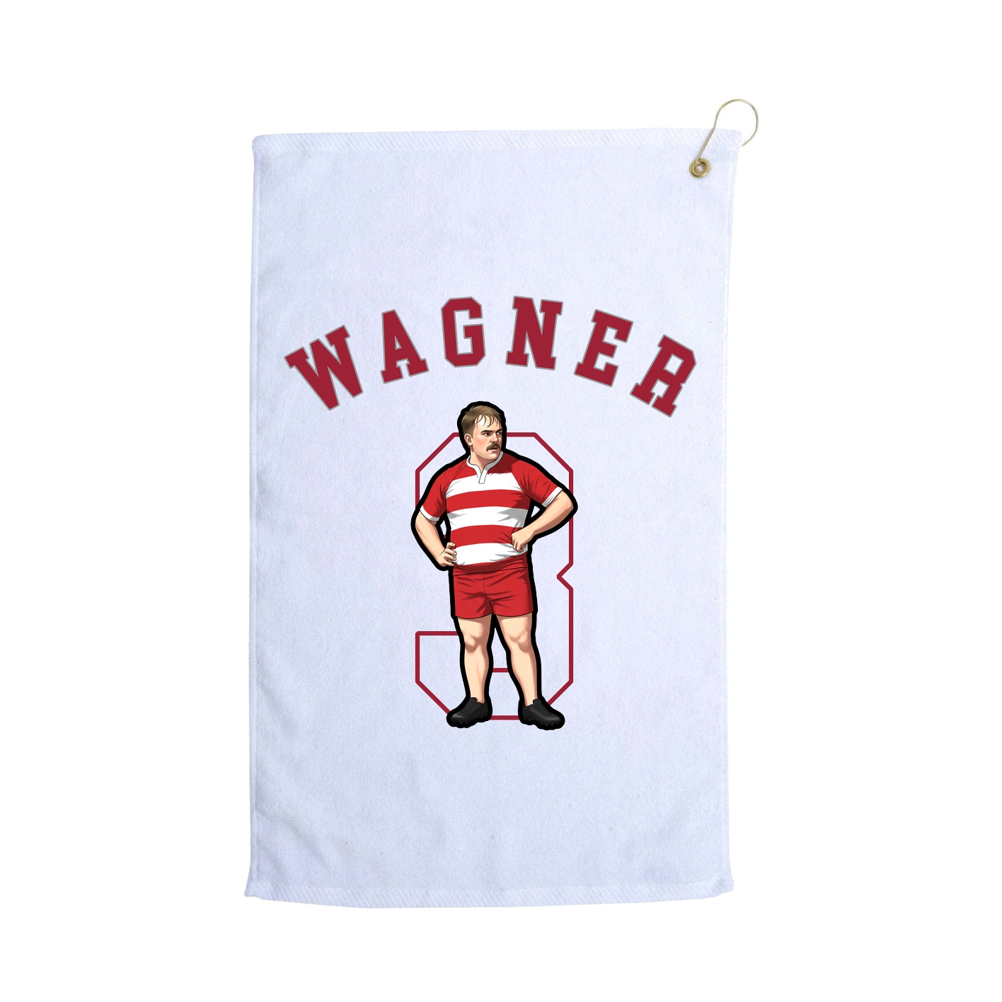 Golf Towel — Shirsey Arch in White