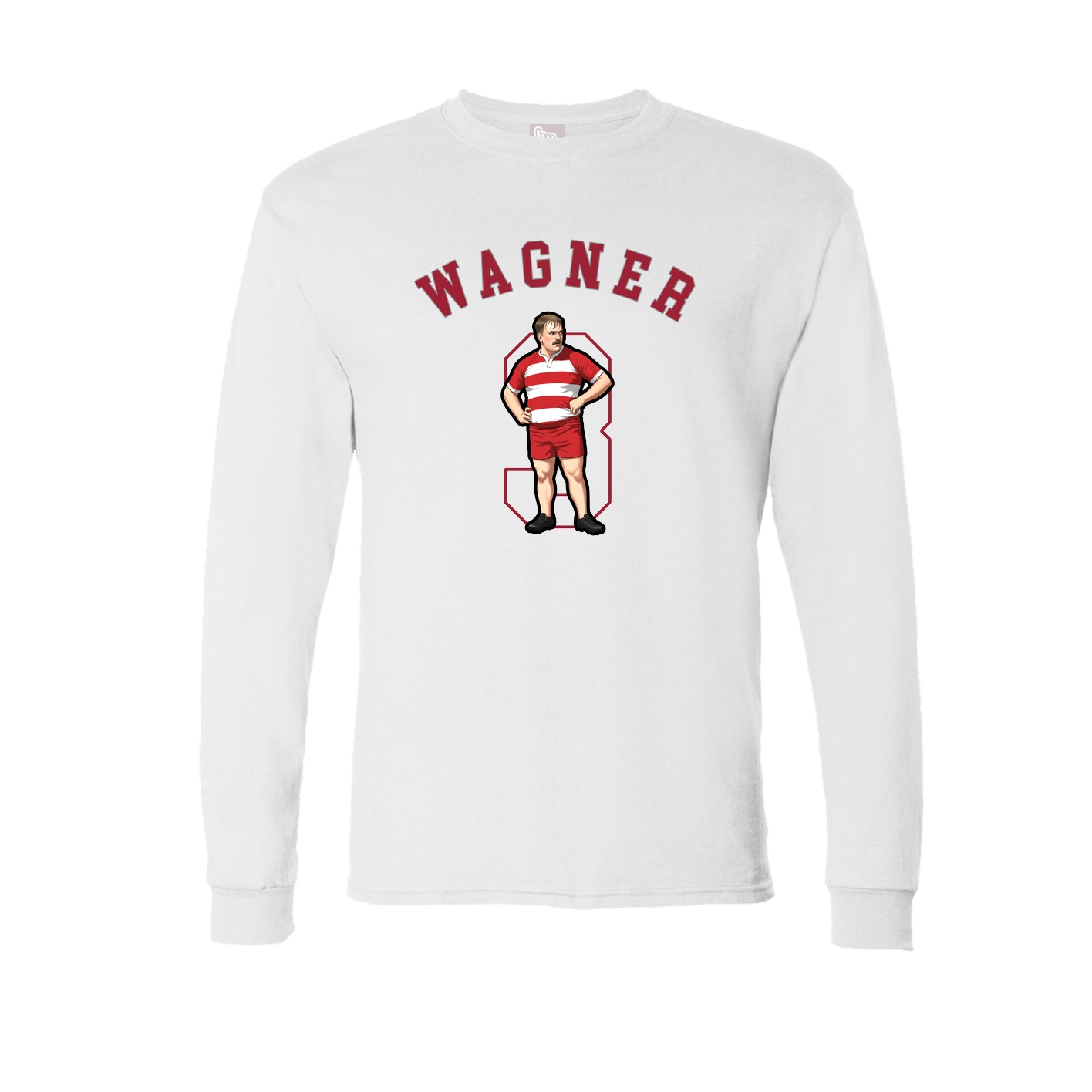 Long Sleeve Tee — Shirsey Arch in White