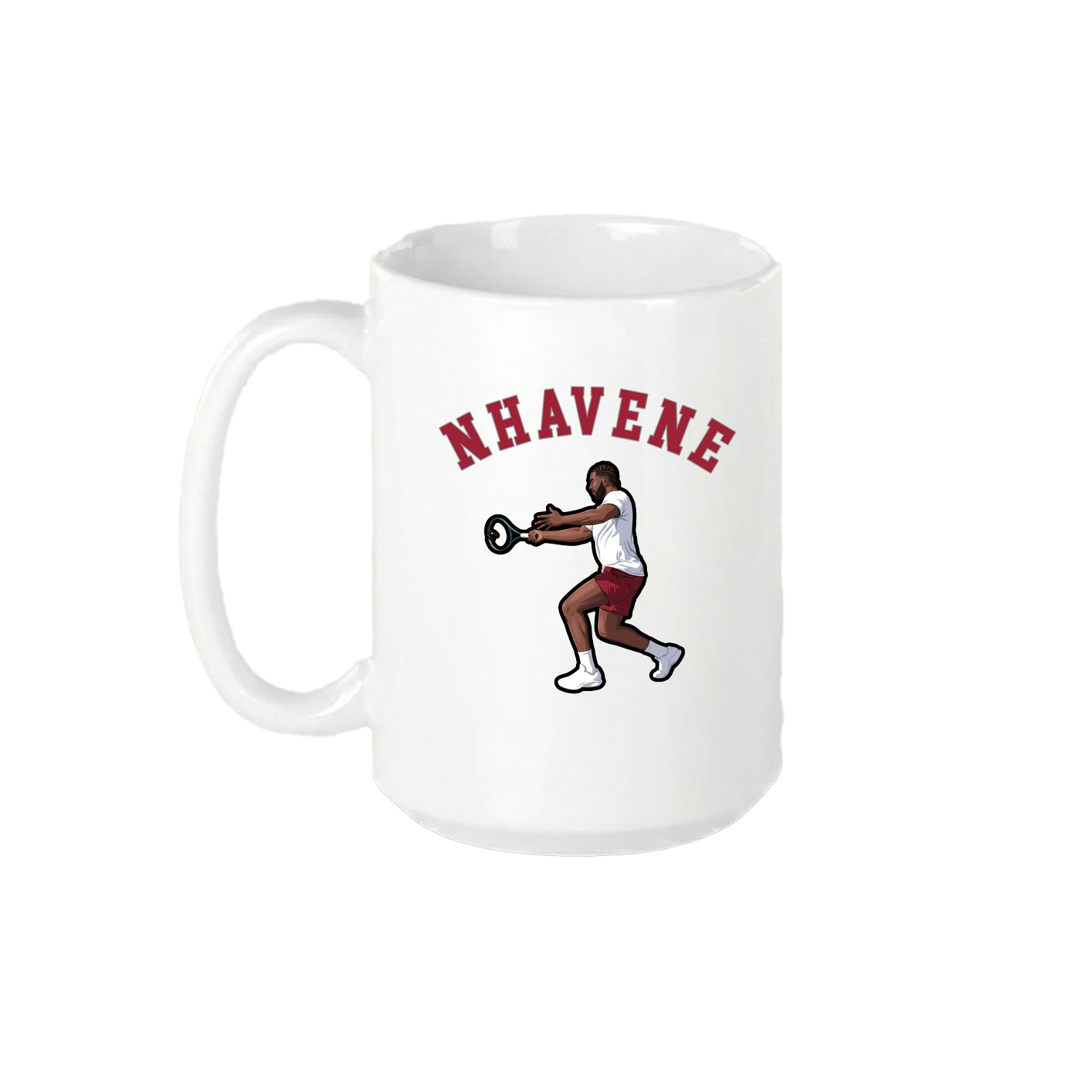 15oz Coffee Mug — Shirsey Arch in White