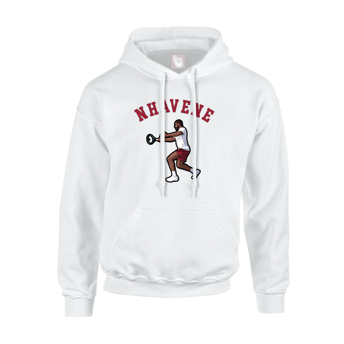 Hoodie — Shirsey Arch in White