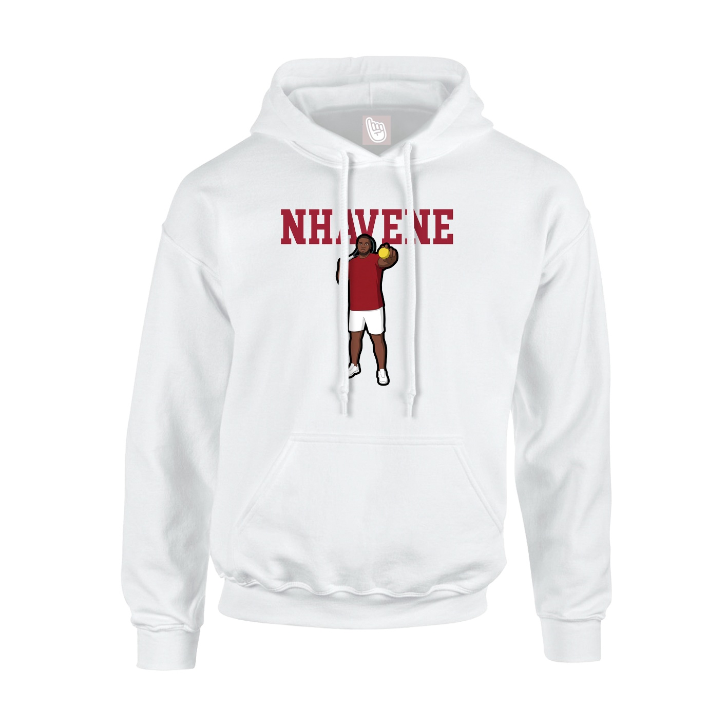 Hoodie — Shirsey in White