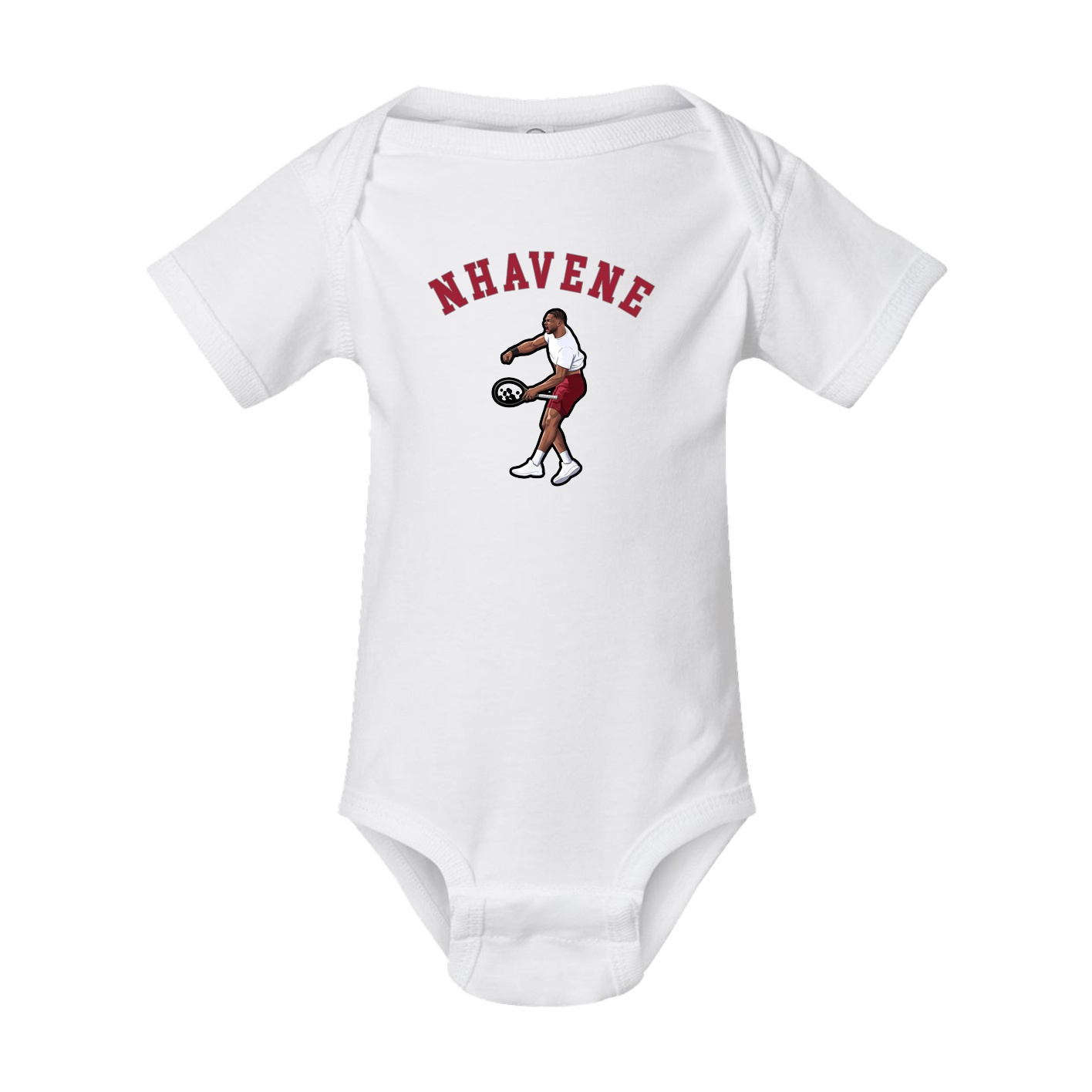 Baby Onesie — Shirsey Arch in White